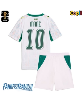Senegal Sadio Mane #10 Echipament de Fotbal Replică Mondial 2026 Copii Acasa (+ Șorturi)